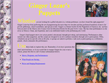 Tablet Screenshot of gingerlozar.com